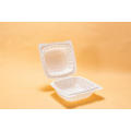 6" Disposable Microwave Safe White food container
